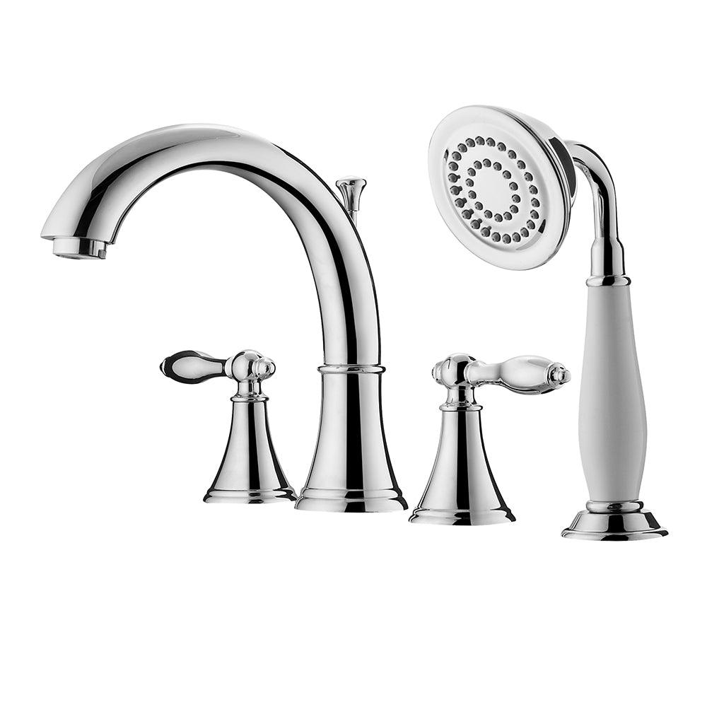 
  
  Vinnova Julius Roman Tub Faucet with Hand-Held Shower
  
