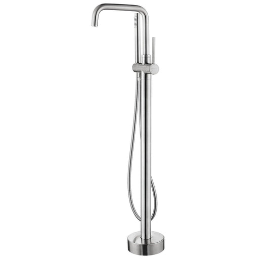 Vinnova Delara Freestanding Chrome Tub Faucet with Hand Shower - Sea & Stone Bath