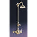 BARBER WILSONS MASTERCRAFT EXPOSED THERMOSTATIC SHOWER W/VOLUME CONTROL WITH WHITE PORCELAIN BUTTON - Sea & Stone Bath