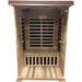 SunRay Sedona 1 Person Cedar Sauna w/ Carbon Heaters - Sea & Stone Bath