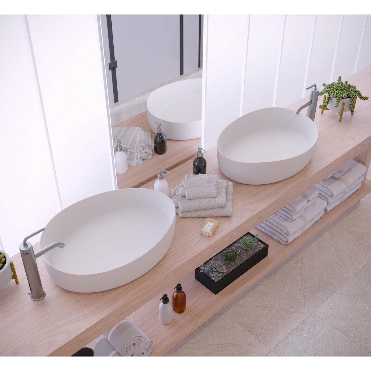 Ideavit Solidharmony FS Oval Washbasin - Sea & Stone Bath