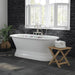Cambridge Plumbing Cast Iron Double Ended Pedestal Tub 60" X 30" Optional Styles Faucets and Hardware - Sea & Stone Bath