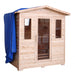 SunRay Cayenne 4 Person Outdoor Sauna w/ Ceramic Heaters - Sea & Stone Bath