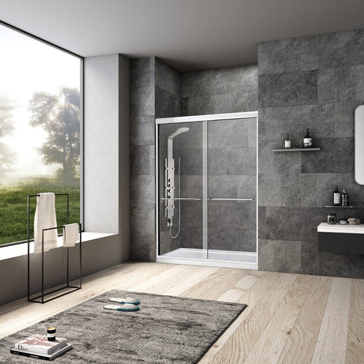 Vinnova Reggio Double Sliding Frameless Shower Door - Sea & Stone Bath