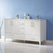 Altair Sutton Double Bathroom Vanity Set with Carrara White Marble Countertop, Optional Mirror - Sea & Stone Bath