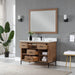 Altair Kesia Single Bathroom Vanity Set with Carrara White Composite Stone Countertop, Optional Mirror - Sea & Stone Bath