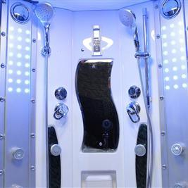 
  
  Mesa Blue Glass Steam Shower with Jetted Tub (WS-608P)
  
