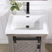 Vinnova Cortes Single Sink Bath Vanity with White Composite Countertop and Optional Mirror - Sea & Stone Bath
