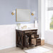 Vinnova Viella Single Sink Bath Vanity with White Composite Countertop and Optional Mirror - Sea & Stone Bath