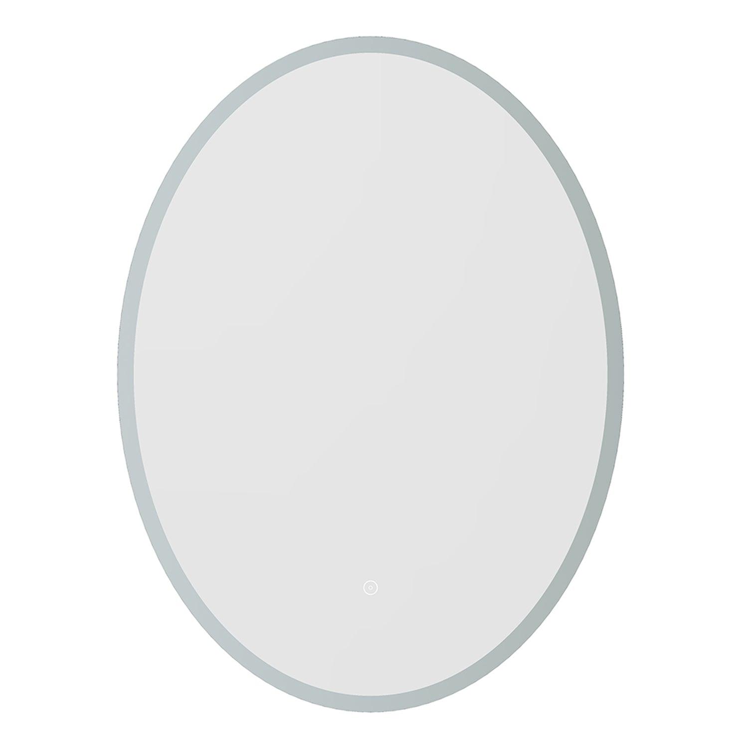 
  
  Altair Matera 24" Oval Frameless Modern LED Bathroom Vanity Mirror
  
