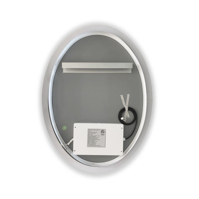 Altair Matera 24" Oval Frameless Modern LED Bathroom Vanity Mirror - Sea & Stone Bath