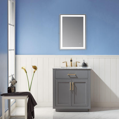 Altair Genova Rectangle Frameless Modern LED Bathroom Vanity Mirror - Sea & Stone Bath