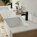 Vinnova Sevilla Double Vanity with White Composite Stone Countertop and Farmhouse Sink - Sea & Stone Bath