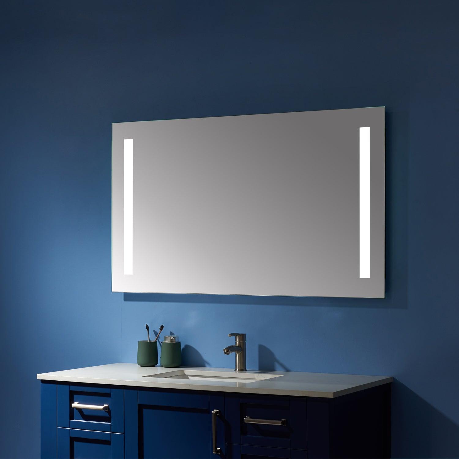 Vinnova Xenia Electric Lighted Modern Bathroom/Vanity Wall Mirror - Sea & Stone Bath