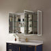 Vinnova Perma Rectangle Frameless Lighted Medicine Cabinet Wall Mounted Mirror - Sea & Stone Bath