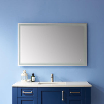 Vinnova Varese Rectangle LED Lighted Accent Bathroom/Vanity Wall Mirror - Sea & Stone Bath