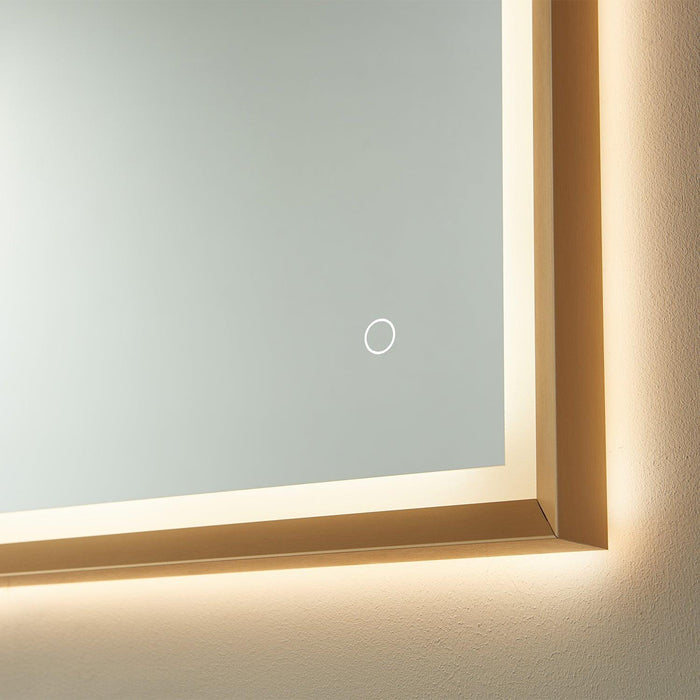 Vinnova Como Rectangle LED Lighted Accent Bathroom/Vanity Wall Mirror - Sea & Stone Bath