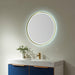 Vinnova Campobasso Round LED Lighted Accent Bathroom/Vanity Wall Mirror - Sea & Stone Bath