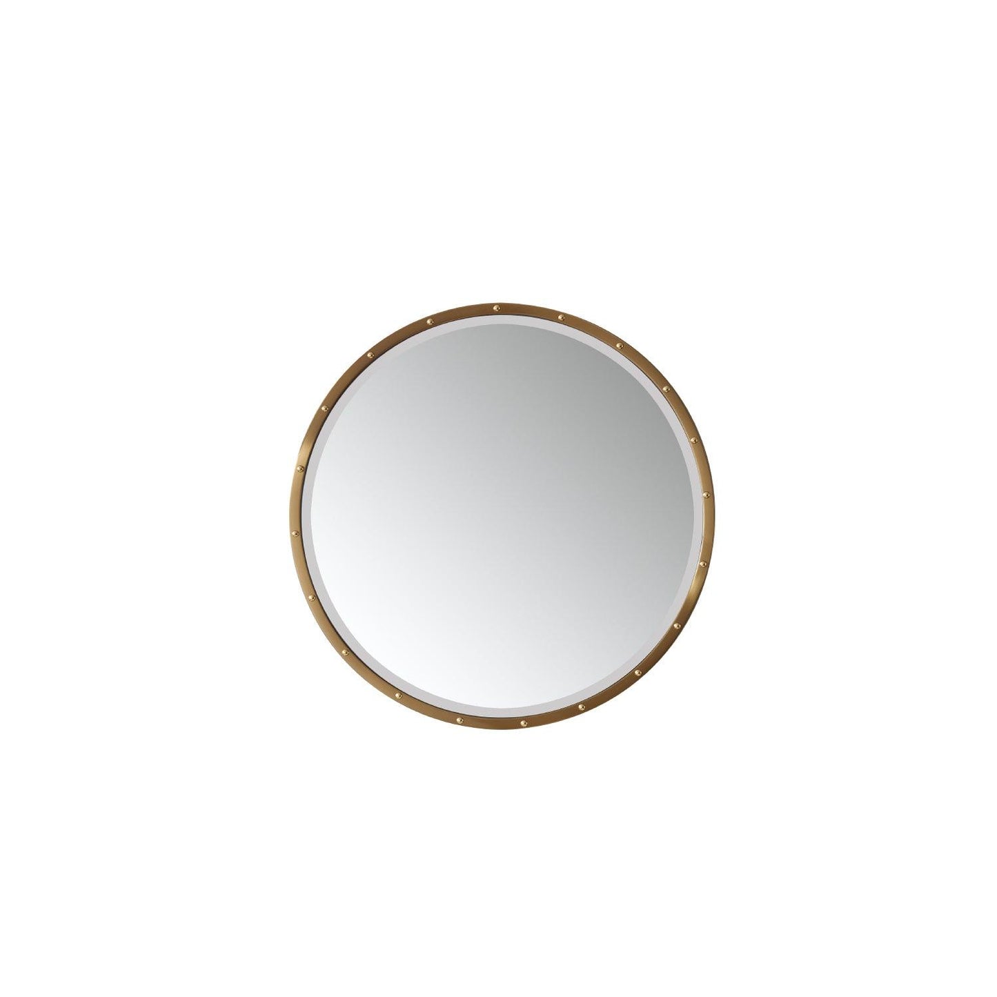 Vinnova Cuneo Circle Bathroom/Vanity Brushed Gold framed Wall Mirror - Sea & Stone Bath