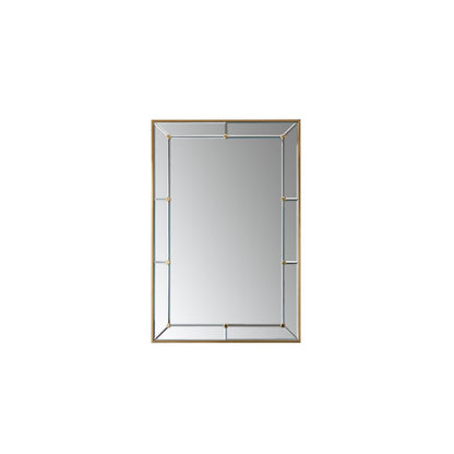 Vinnova Bergamo Rectangular Bathroom/Vanity Brushed Gold framed Wall Mirror - Sea & Stone Bath