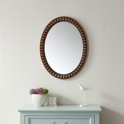 Vinnova Palermo Oval Bathroom/Vanity Metallic Bronze framed Wall Mirror - Sea & Stone Bath