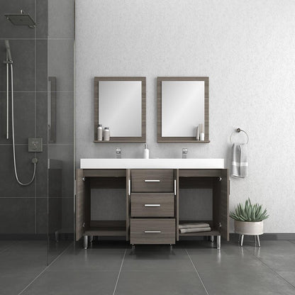 Alya Bath Ripley Double Bathroom Vanity with Sink Freestanding, Optional Mirror - Sea & Stone Bath