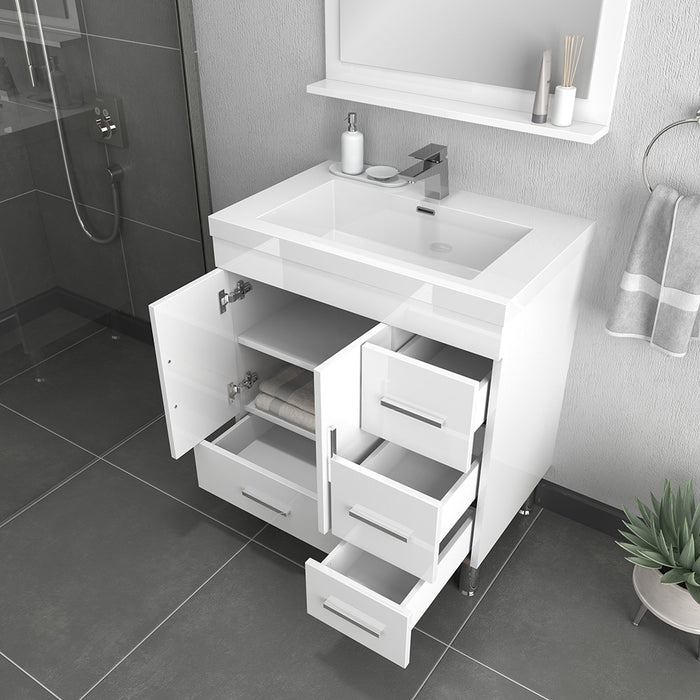 Alya Bath Ripley Single Bathroom Vanity with Sink and Drawers