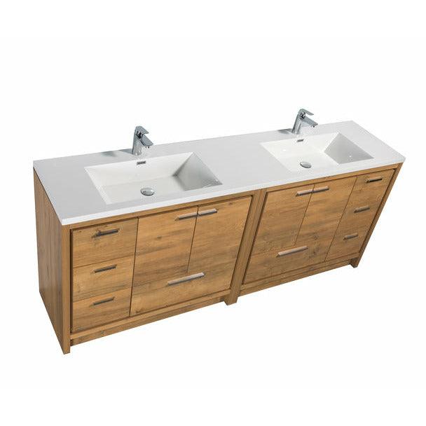 Alma Allier Double Vanity With Integrated Sink - Sea & Stone Bath