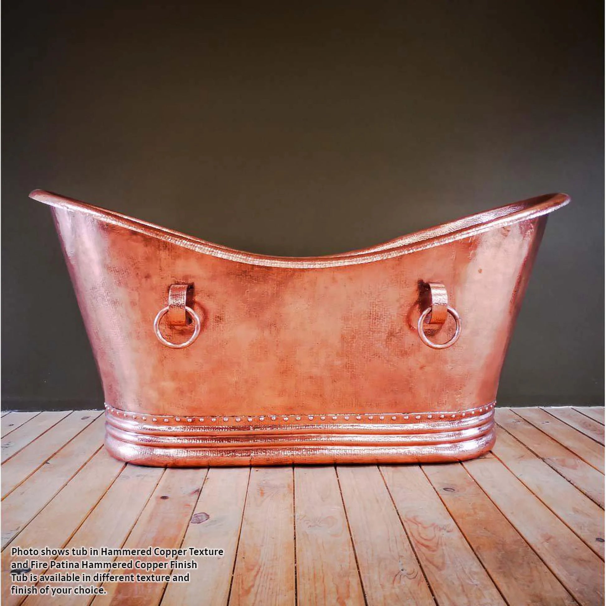 Amoretti Brothers Classica Hammered Copper Freestanding Tub - Sea & Stone Bath