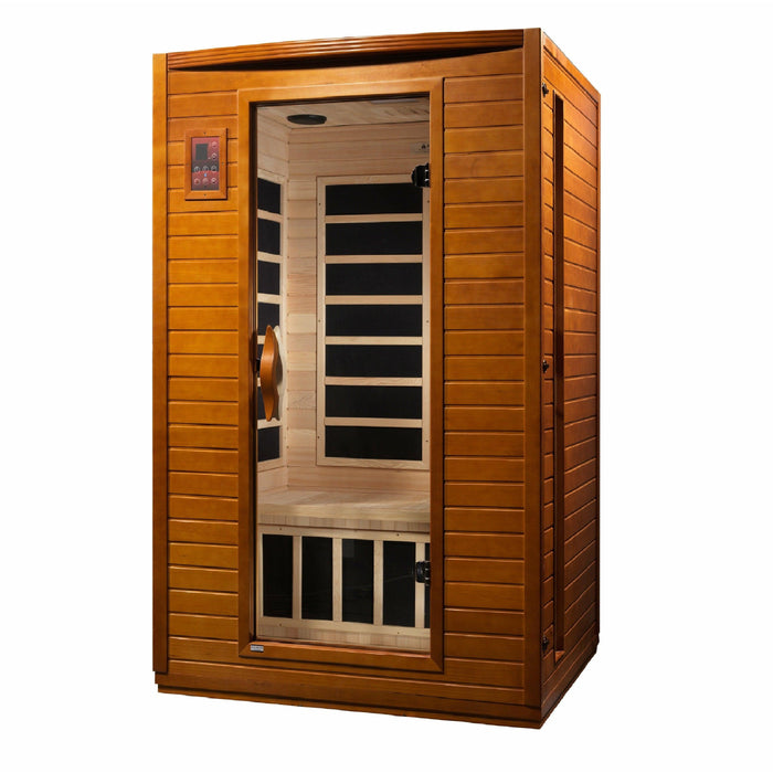 Golden Designs Dynamic Versailles 2-person Low EMF FAR Infrared Sauna (Canadian Hemlock) - Sea & Stone Bath