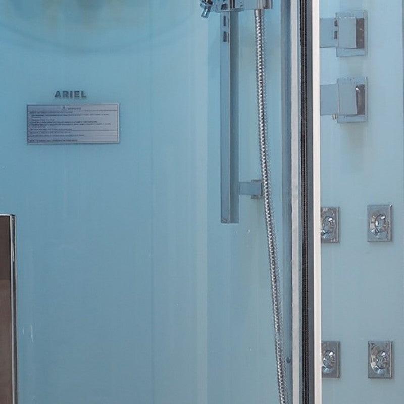 Ariel Platinum DZ962F8 Corner Steam Shower-47" x 47" x 89" - Sea & Stone Bath
