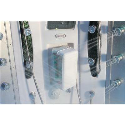 Mesa Blue Glass Steam Shower with Jetted Tub (WS-608P) - Sea & Stone Bath