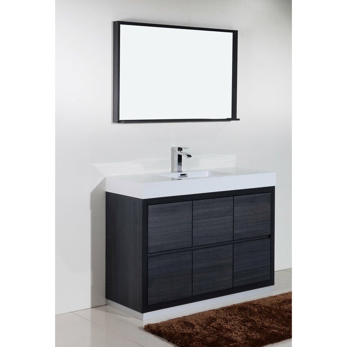 KubeBath Bliss Single Free Standing Modern Bathroom Vanity