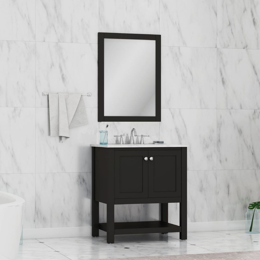 
  
  Alya Bath Wilmington Single Vanity with Carrara Marble Top
  
