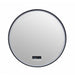 Ancerre CIRQUE 30" Round LED Black Framed Mirror with Bluetooth, Defogger, and Digital Display - Sea & Stone Bath