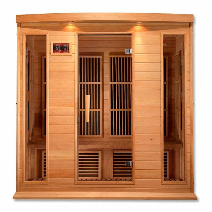 Golden Designs Maxxus 4-Person FAR Infrared Sauna - Sea & Stone Bath