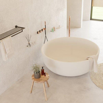 Ideavit Solidround Freestanding Bathtub - Sea & Stone Bath