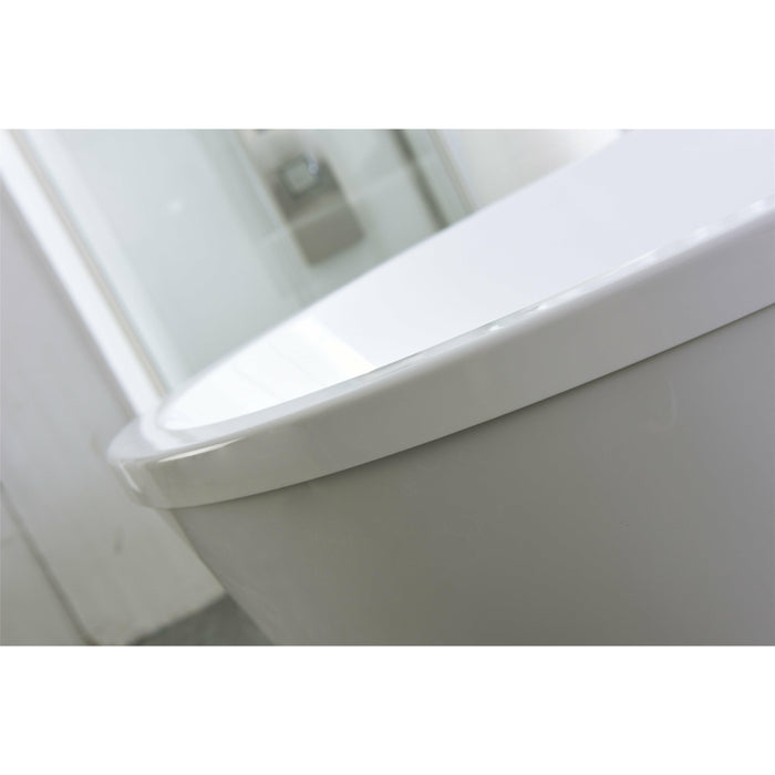 Legion White Acrylic Soaking Tub WE6815 - Sea & Stone Bath