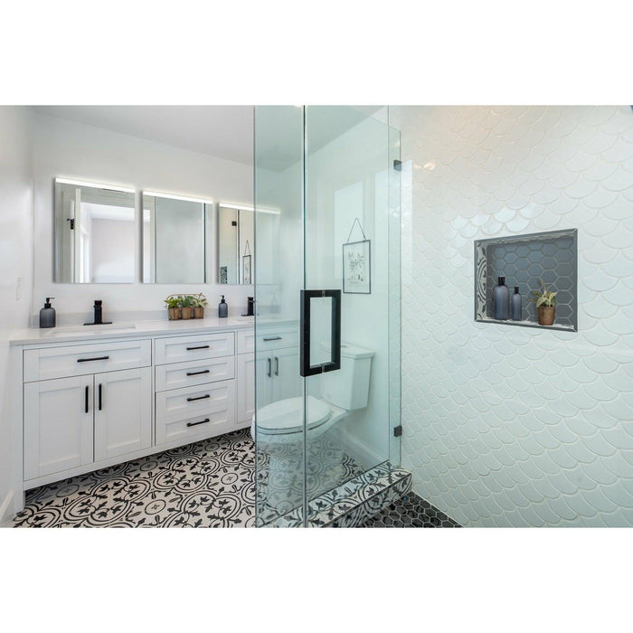 SIDLER® XAMO Single Door Medicine Cabinet - Sea & Stone Bath