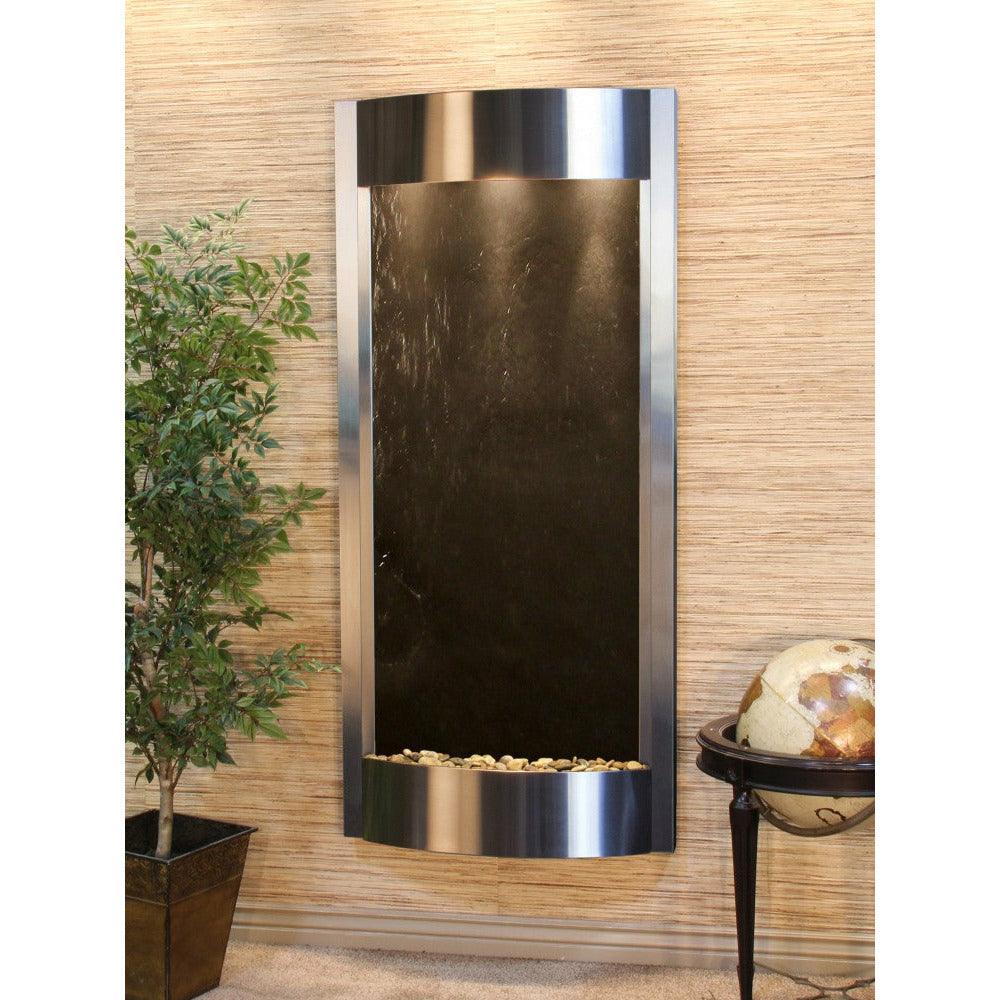 
  
  Indoor Waterfall, Wall-Mounted with Light | 69" x 32" | Pacifica Waters by Adagio
  
