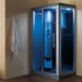 Mesa 802L Steam Shower 45"W x 32"D x 85"H - Blue Glass - Sea & Stone Bath