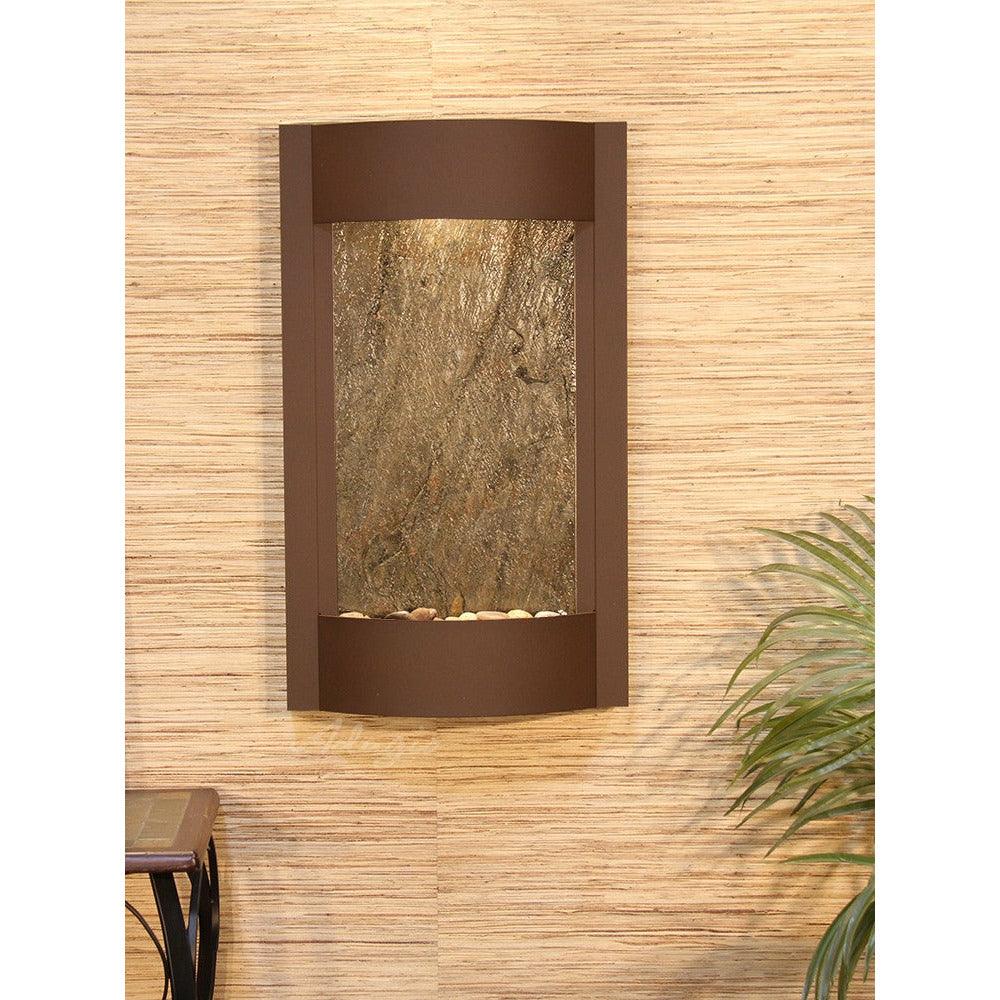 
  
  Indoor Waterfall, Wall-Mounted with Light | 36" x 21" | Serene Waters by Adagio
  
